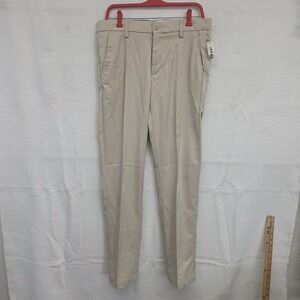 *NWT* Amazon Essentials Mens Stone Chino Pants 31W x 32L Flat Front Trousers